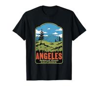 Angeles National Forest California Retro T-Shirt