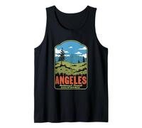 Angeles National Forest California Retro Tank Top