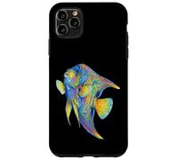Angelfish Abstract Ocean Art Marine Life Colorful Case for iPhone 11 Pro Max