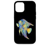 Angelfish Abstract Ocean Art Marine Life Colorful Case for iPhone 12/12 Pro