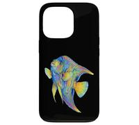 Angelfish Abstract Ocean Art Marine Life Colorful Case for iPhone 13 Pro