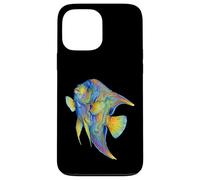 Angelfish Abstract Ocean Art Marine Life Colorful Case for iPhone 13 Pro Max