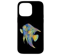 Angelfish Abstract Ocean Art Marine Life Colorful Case for iPhone 14 Pro Max