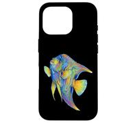 Angelfish Abstract Ocean Art Marine Life Colorful Case for iPhone 16 Pro