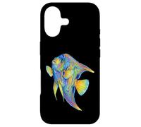 Angelfish Abstract Ocean Art Marine Life Colorful Case for iPhone 17
