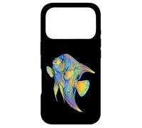 Angelfish Abstract Ocean Art Marine Life Colorful Case for iPhone 17 Pro