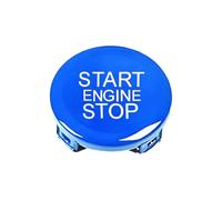 Angelguoguo Blue ABS Car Engine Start Stop Switch Button Cover Trim Replacement for Alfa Romeo Giulia Stelvio 2017 2018 2019