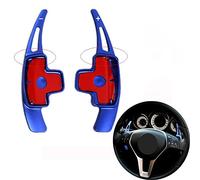 Angelguoguo Car Steering Wheel Paddle Shift Paddle Shifters Compatible with Mercedes Benz A B E GLA GLK SLK M GL Class (Doesn't Fit for AMG car) (Blue)