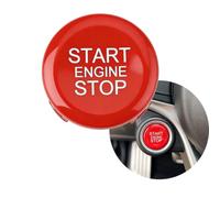 Angelguoguo Red ABS Car Engine Start Stop Switch Button Cover Trim Replacement for Alfa Romeo Giulia Stelvio 2017 2018 2019