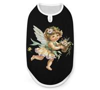 Angelic Cherub Charming Angels Dog Shirts Patterned Pet Clothes Tank Top Sleeveless T-Shirt for Cats Puppy XL