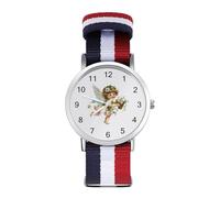 Angelic Cherub Charming Angels Sport Watch for Men Women Nylon Strap Wrist Watch Analog Quartz Watch