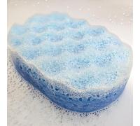 Angelic Exfoliating Soap Sponge - 250g - Moisturising Shea Butter - Perfume Scent - Vegan Friendly - Puddle of Wax - Made in The UK