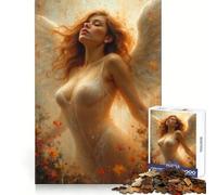 Angelic Figure in Bloom Hard Jigsaw Puzzle for Adults 1000 Pieces Memory Enhance Time Well Spent Neat Edges (38x52cm)