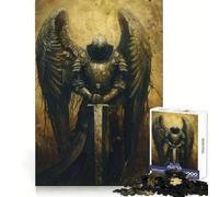 Angelic Knight 1000 Piece Jigsaw Puzzle for Teenagers Clear Thinking Leisure Activity Firm Interlock (38x26cm)