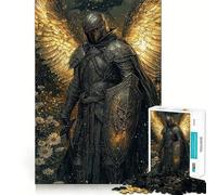 Angelic Knight Puzzle for Adults 1000 Pieces Memory Play Game Firm Fit Secure Assembly Meaningful Connection Building Game (38x52cm)
