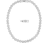 Angelic Necklace, White, Rhodium Plated