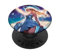 Angelic observer of the cosmos PopSockets Adhesive PopGrip