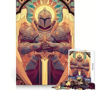 Angelic Paladin Magic Card 1000 Piece Jigsaw Puzzle for Adults Logical Think Soft Distraction Seamless Lock Festive Present (38x52cm)