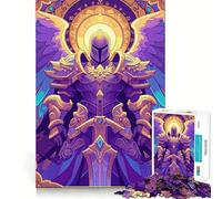 Angelic Paladin Magic Card 1000-piece Puzzle for Teenagers Mind Skill Fun Uniform Size Precise Pieces Relaxing Indoor Group Activity (50x75cm)