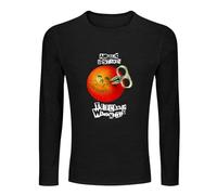 Angelic Upstarts Band Long Sleeve T-Shirt Graphic Top Printed Tee Mens Black Shirt L
