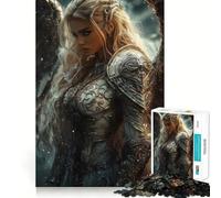 Angelic Warrior 1000 Piece Jigsaws Creative Skill Toy Tight Lock No Loose Pieces Bonding Activity for Loved Ones (38x26cm)