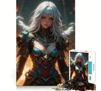 Angelic Warrior 1000 Piece Teenager Puzzles Brain Boosting Play Tight Interlock No Gaps Relaxing Indoor Group Activity (50x75cm)