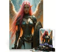 Angelic Warrior 1000 Pieces Jigsaws Adults Puzzles Gifts Intellect Fun Soothing Hobby Exact Edges Memorable Gift (38x52cm)