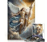 Angelic Warrior for Adults 1000 Piece Jigsaw Puzzle Sharp Recall Calm Recreation Uniform Cut Festive Present (38x52cm)