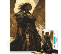 Angelic Warrior Jigsaw for Teenagers 1000 Pieces Memory Fun Game Smooth Burr Free Surface Birthday Gift Brain Teaser Toy (38x52cm)