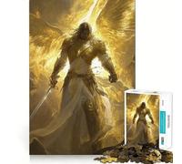 Angelic Warrior Jigsaw Puzzle 1000 Pieces Cognitive Fun Play High Precision Die Cut Unique Gift for Stress Relief (50x75cm)