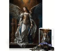 Angelic Warrior Jigsaw Puzzle for Adults 1000 Pieces Memory Training Quiet Recreation Flawless Cut Holiday Treat (38x52cm)