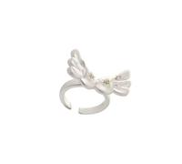 Angelic Wing and Star Pattern Adjustable Rings Sturdy Copper Materials Versatile Fashion Jewelry Versatile Copper Jewelry
