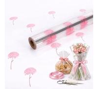 Angelica Cellophane Roll - 80 cm x 100 m, Floral & Gift Wrap for Bouquets, Decorations & Crafts