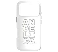 ANGELICA Personalized Retro Girls Custom ANGELICA Name Case for iPhone 17 Pro