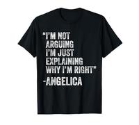 Angelica Quote Funny Birthday Custom Name Idea Engineer T-Shirt