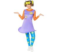 amscan 9909196 - Women's Official Rugrats Angelica Pickles Adults Fancy Dress Costume Size: 8-10