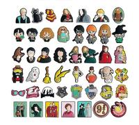 Angelice Home 46PCS Cute Magician Harry Shoes Charms Decoration, Potter Charm for Clog Shoe Bracelet Wristband Boys Girls Party Favor