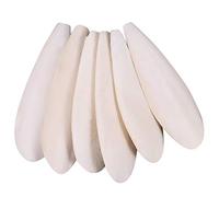 angelikashalala Parrots Chew Toys 6 Pieces Natural Cuttlefish Bone for Parrots Cage Birds Reptiles Tortoises Snails,10-12cm