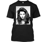 Angelina Jolie 5 Tee Mens T-Shirt Size L Black