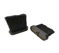 Angelkiss 2Pcs Oblong Replacement Spare Hearth Brush Head Refill for Companion Sets, Home Fireplace Cleaning ，S one Size
