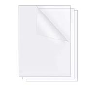 Angelkiss 3 Pack Clear Plastic Acrylic Sheet 2mm Thick, Acrylic Clear Plastic Sheet Suitable for Home Decoration, Display Frame, Photo Frame, 42 x 29 cm