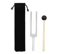 Angelkiss 512 Hz Aluminium Tuning Fork - Premium Sound Therapy Set with 1 Beater, 1 Tuning Fork, Flannel Bag & Cleaning Cloth, Repair Healing, Musical Instrument, Healer, Meditation