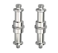 AngelReally Standard 1/4 to 3/8 inch Metal Male Convertor Threaded Screw Adapter Spigot Stud for Studio Light Stand, Hotshoe/Coldshoe Adapter,Wireless Flash Receiver, Trigger (2 Pieces)AngelReally156