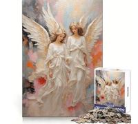 Angels 1000 Piece Jigsaw Puzzle for Teenagers Clear Thinking Leisure Activity Firm Interlock (50x75cm)