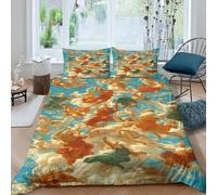 RIAVBAODG Angels 3D Print Duvet Cover Set Heaven Soft Microfiber Quilt Cover Hidden Zipper for Kids Girls Teens 3 Pcs Bedding Sets with Pillowcase Double（200x200cm）