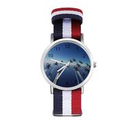 Angels Air Show Flying Custom Quartz Watches Arabic Numerals Wrist Watch with Adjustable Strap for Men Women