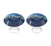 Angels Air Show Flying Funny Cabinet Knobs 2 Pack Round Drawer Dresser Pulls Door Handles Knobs for Door Wardrobe