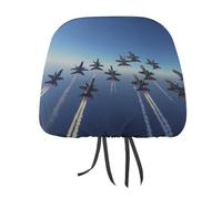 Angels Air Show Flying Funny Car Headrest Cover Auto Front/Rear Seat Head Rest Protector Universal Fit Most Cars