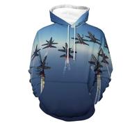 Angels Air Show Flying Men's Sweatshirt Lightweight Pullover Hoodie with Pocket Casual Sweatshirts for Women
