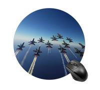 Angels Air Show Flying Round Mouse Pad for Office Home